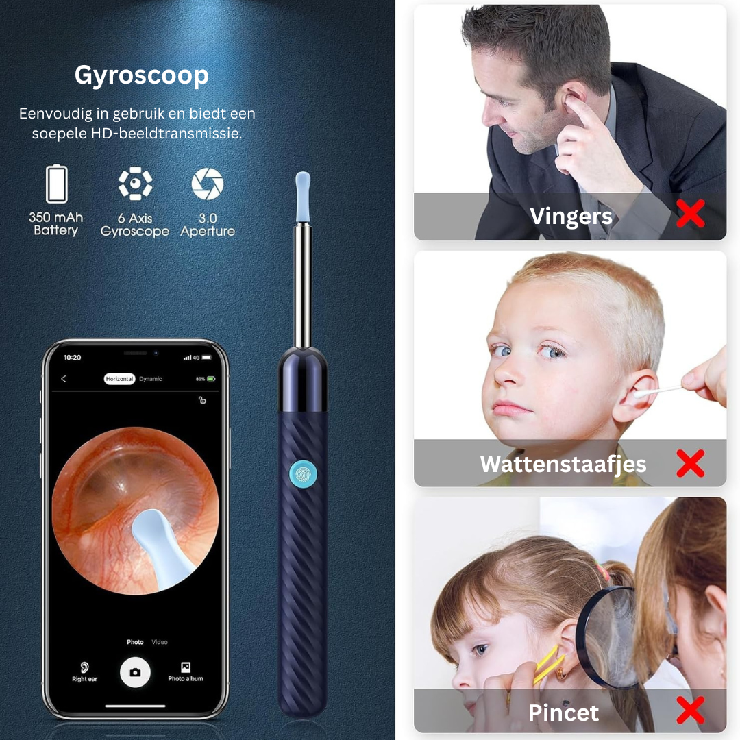 ClearEar Pro™ – Oorsmeer-verwijderaar met Camera